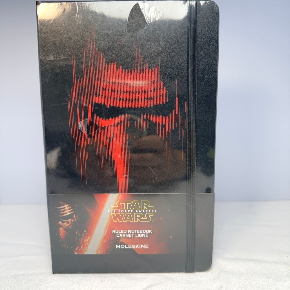 Moleskine Star Wars Ruled Notebook Unisex NWT Black New Kylo Ren Limited Edition